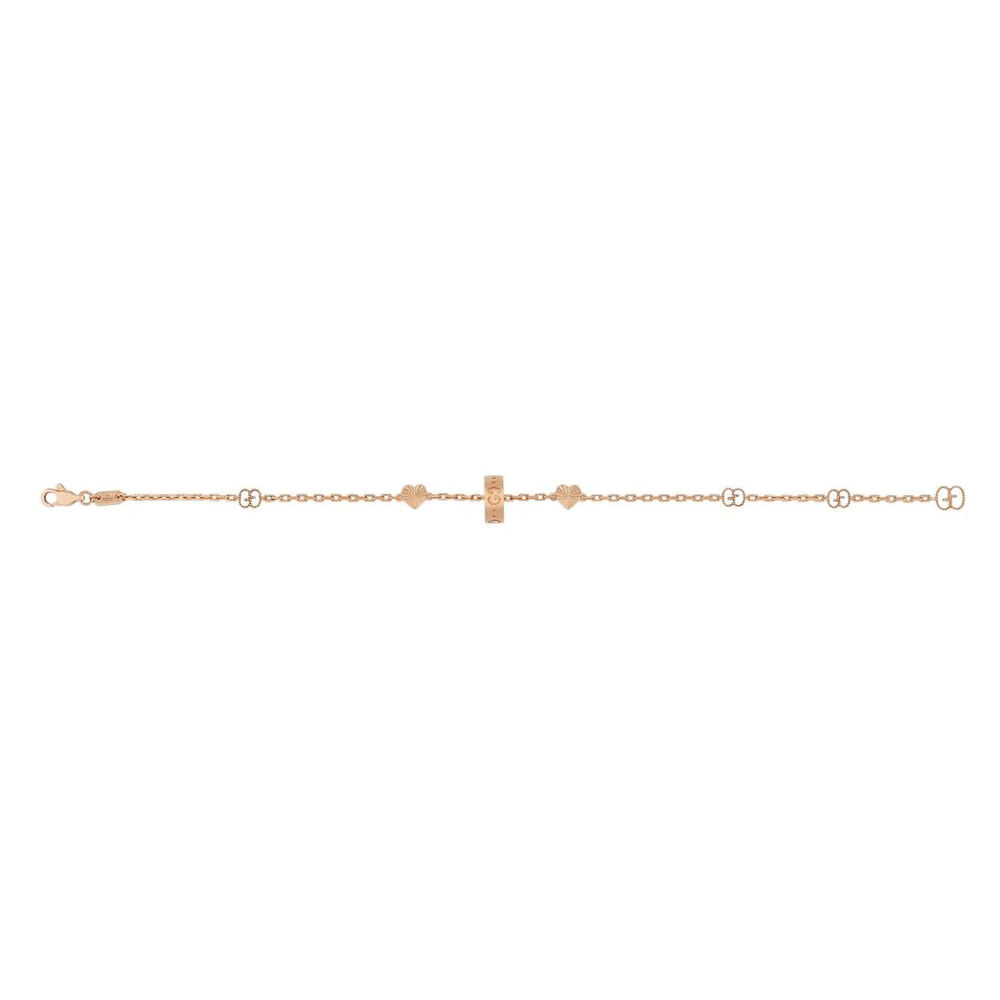 Gucci Icon 18ct Rose Gold Bracelet (Size 17) image number 1
