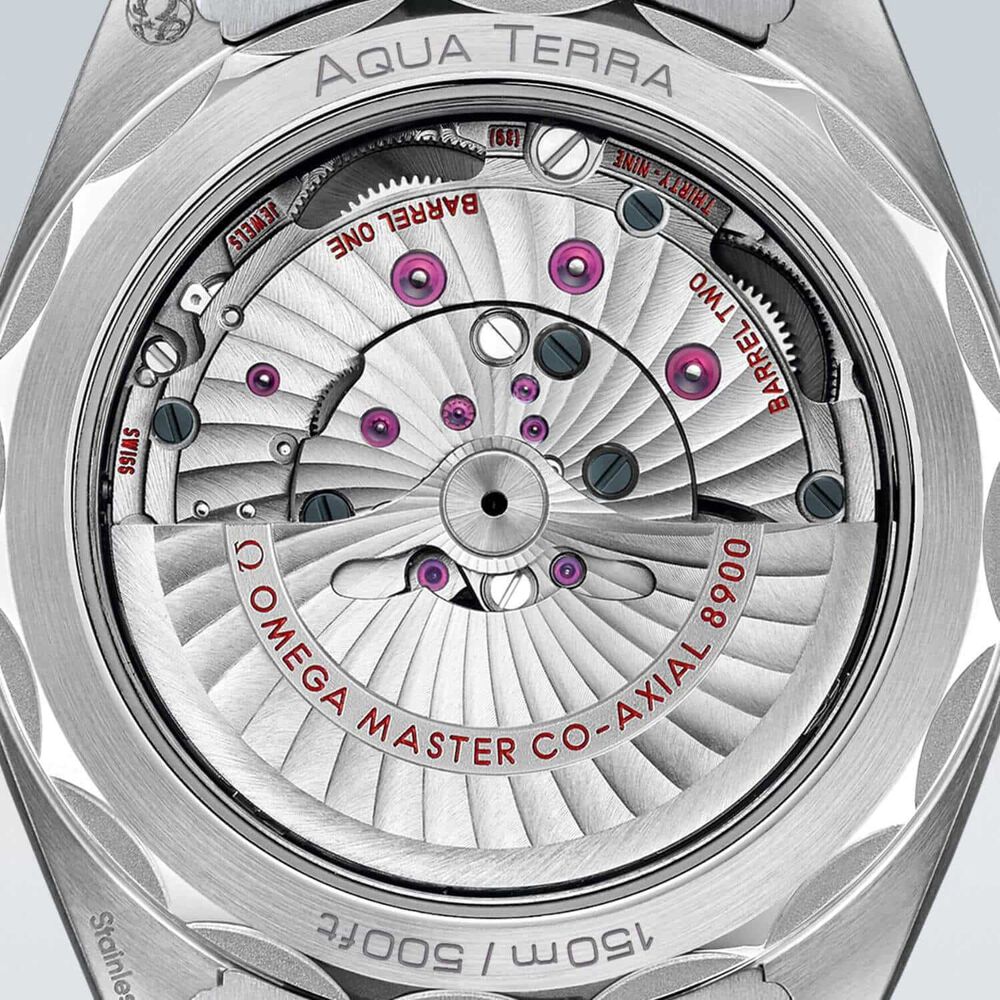 Omega Seamaster Aqua Terra 41Mm Green Dial Mens Steel Bracelet Watch image number 4