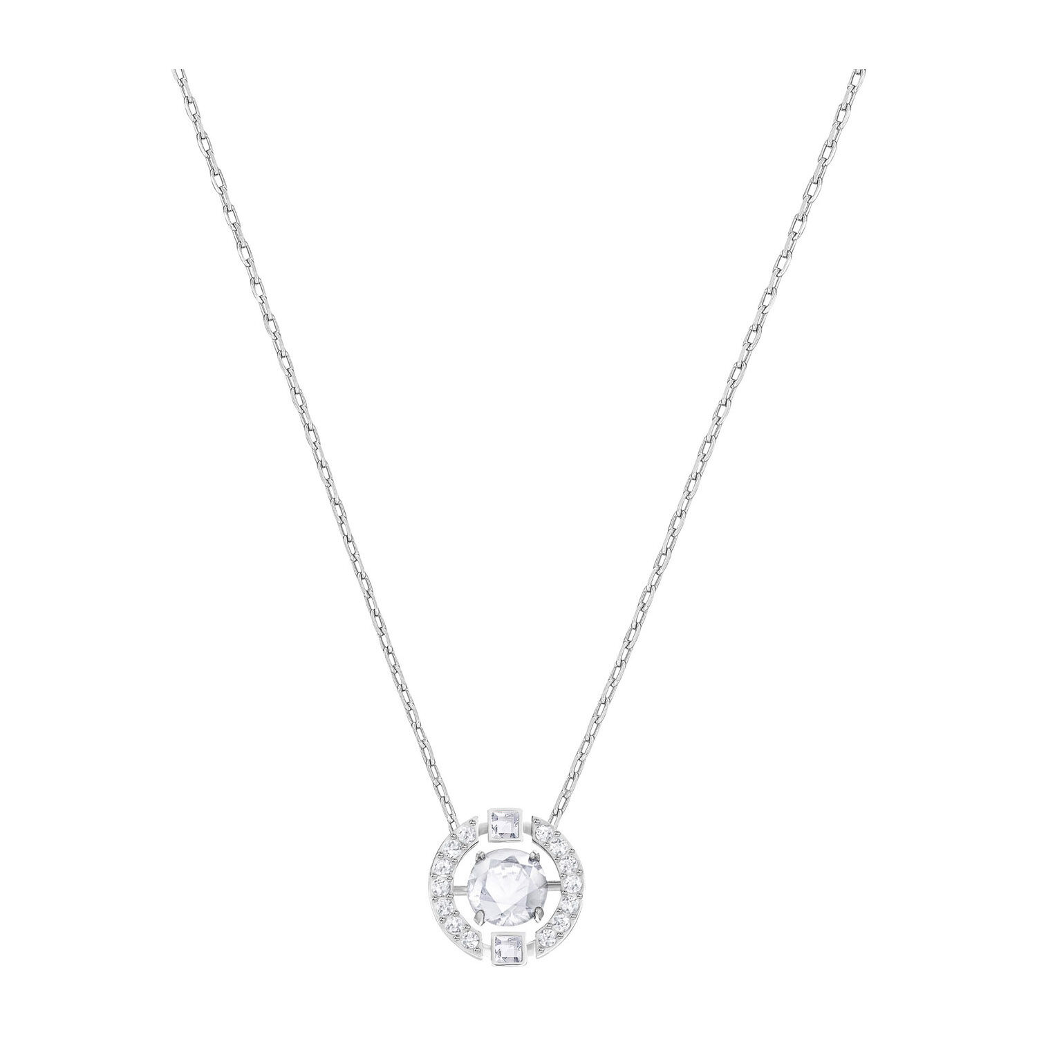 Swarovski Clear Crystal Sparkling Dance Pendant at Fraser Hart