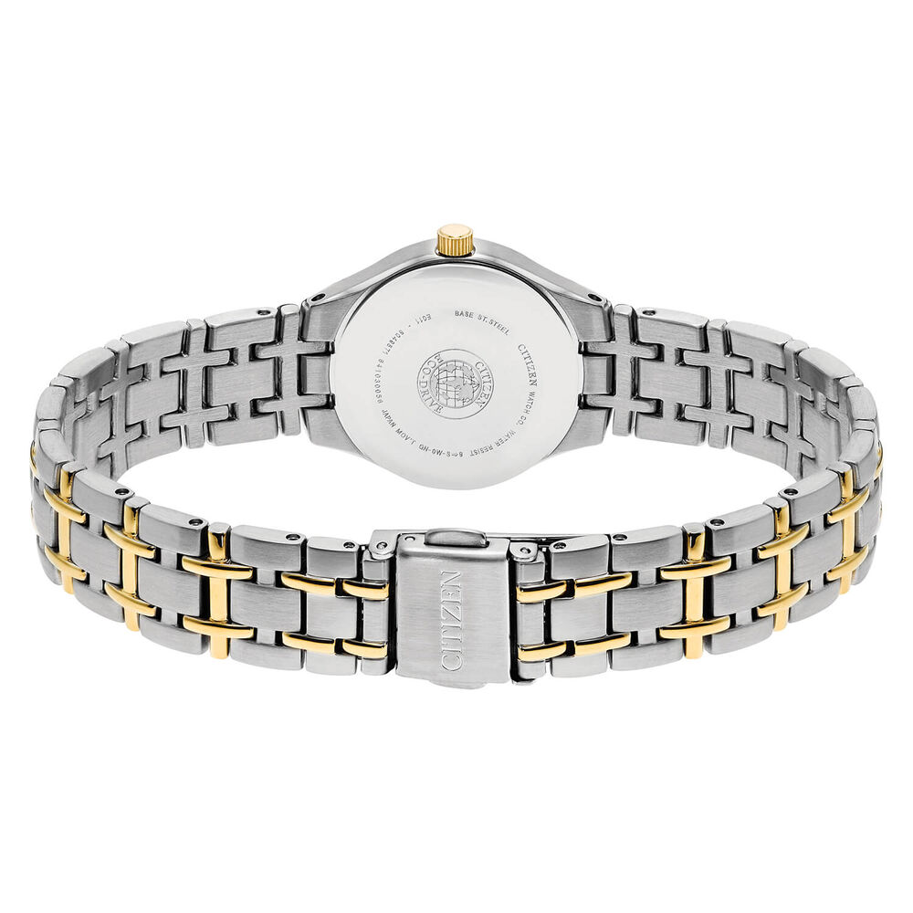 Citizen Eco-Drive Silhouette ladies' two-tone bracelet watch