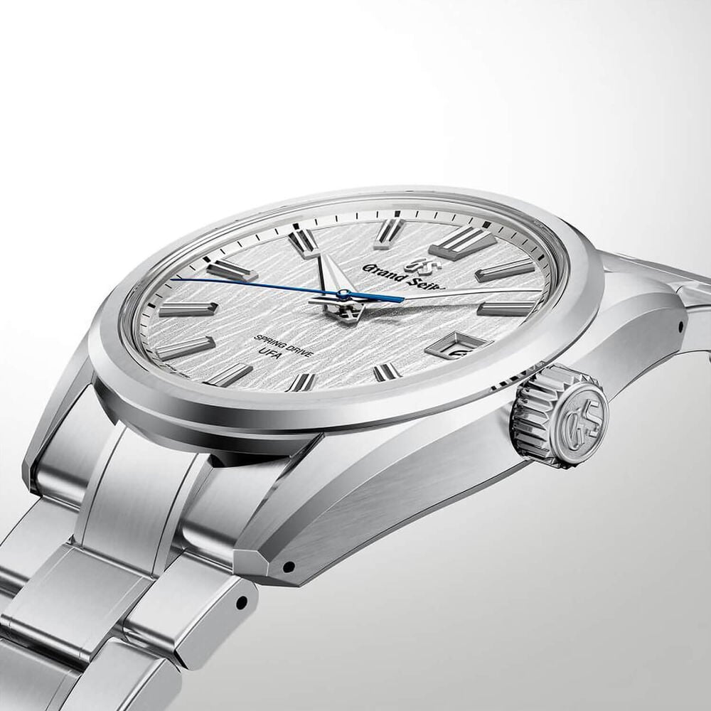 Grand Seiko Evolution 9 'White Birch' Spring Drive UFA 40mm Steel Bracelet Watch