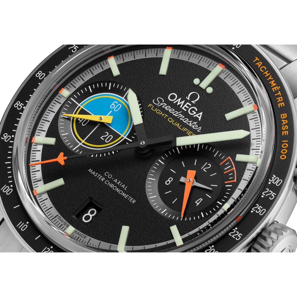 OMEGA Speedmaster Pilot 40.85mm Black Dial Steel Bracelet Watch image number 2