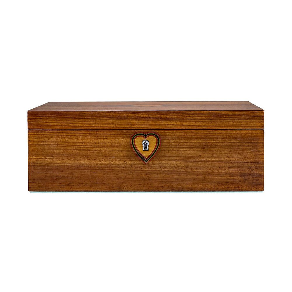 WOLF Ballet Sleeping Beauty Walnut Wood Musical Jewellery Box