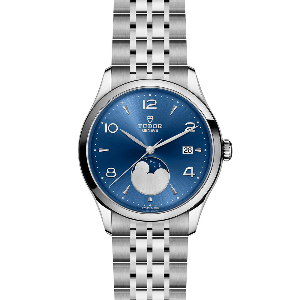 TUDOR 1926 Luna 39mm Blue Dial Steel Bracelet Watch image number 0