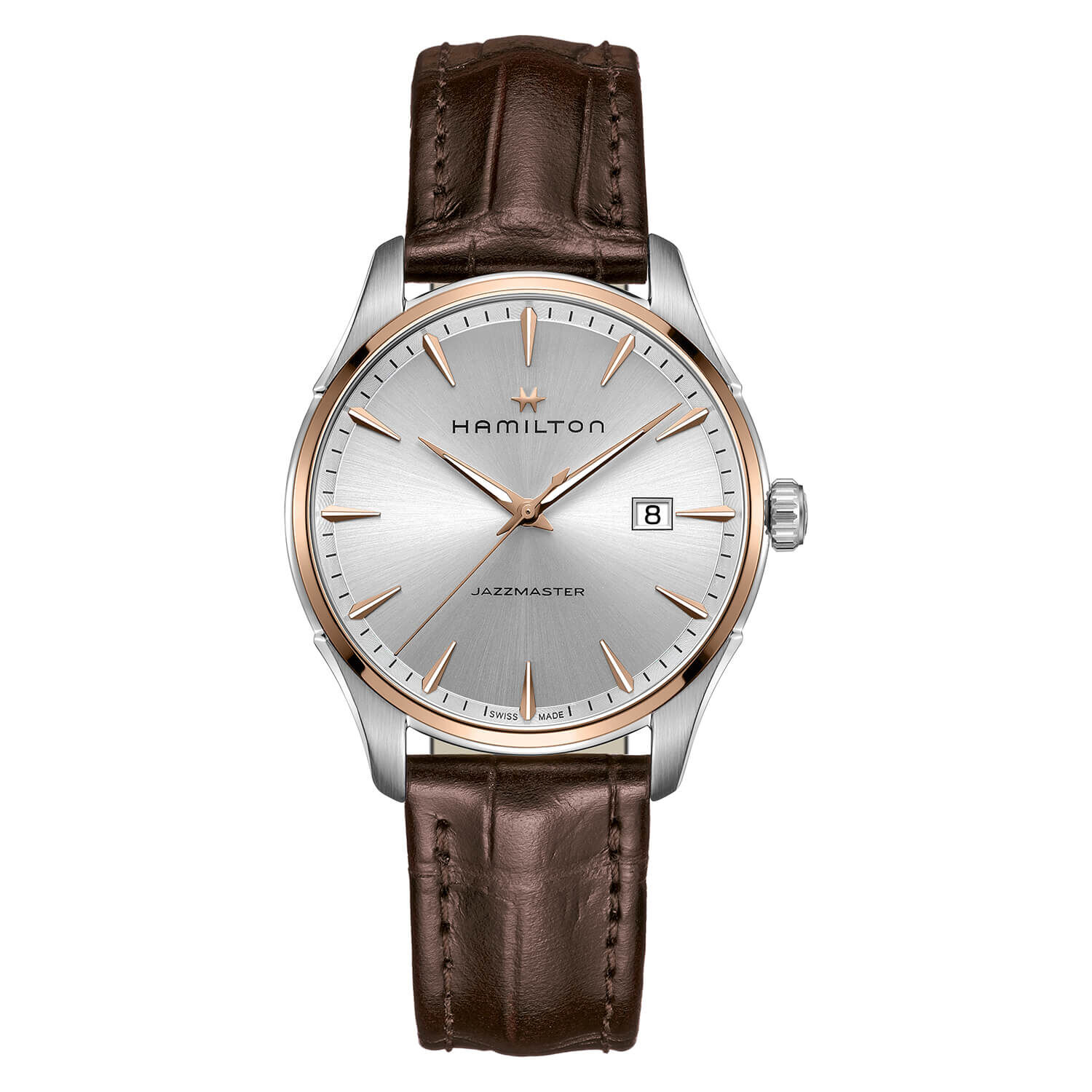 Hamilton Jazzmaster Gent 40mm Silver PVD Case Watch