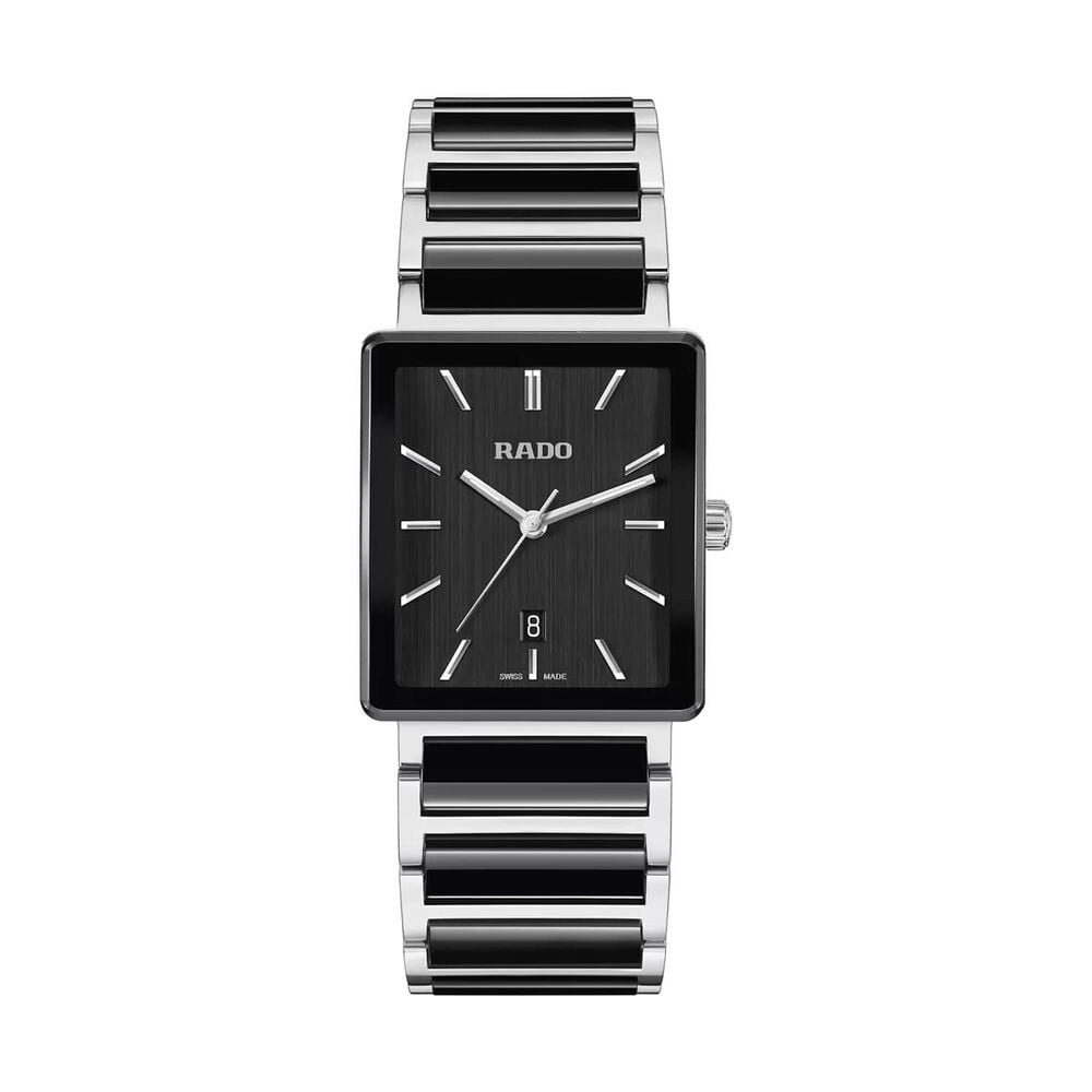 Rado Integral 31.5mm Black Dial Ceramic & Steel Bracelet Watch
