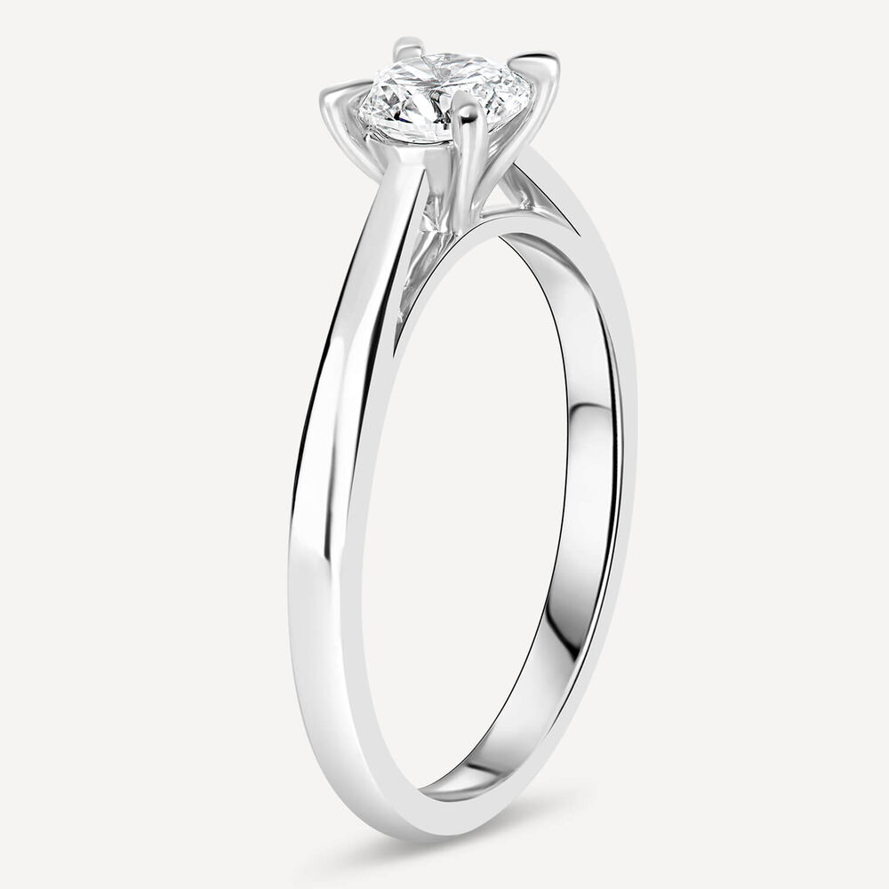 Platinum 0.60ct Amia Diamond Solitaire Ring image number 5