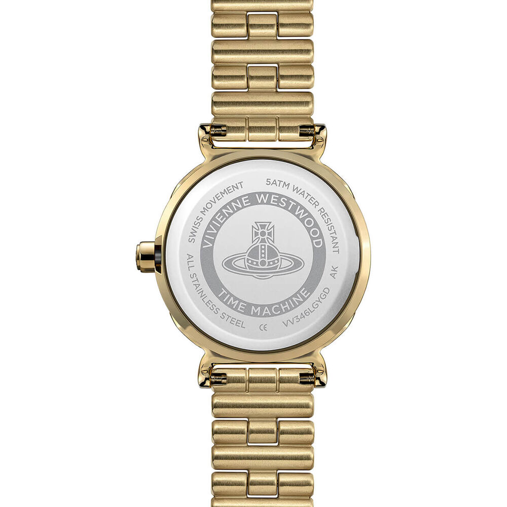 Vivienne Westwood Chelsea 31mm Gold Dial Gold Tone Steel Bracelet Watch