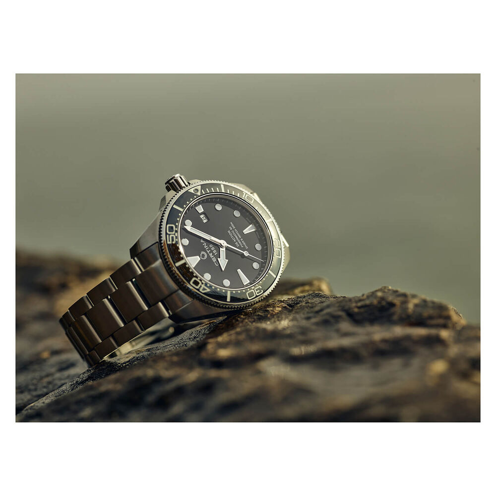 Certina DS Action Diver 43mm Black Dial Steel Case Bracelet Watch image number 8