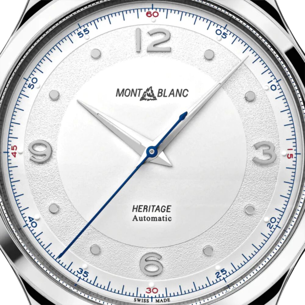 Montblanc Heritage Automatic Leather Strap Mens Watch