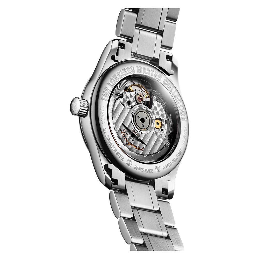 Longines Master Collection 34mm Beige Dial Bracelet Watch image number 7