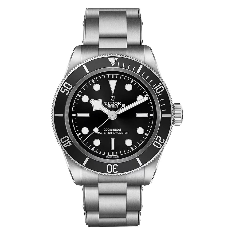 TUDOR Black Bay 41 Black Dial & Bezel 5-Link Steel Bracelet Watch