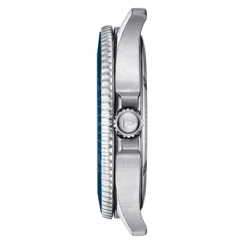 Tissot Seastar 1000 40mm Blue Dial & Bezel Bracelet Watch image number 3