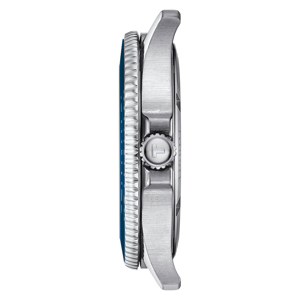 Tissot Seastar 1000 40mm Blue Dial & Bezel Bracelet Watch image number 2