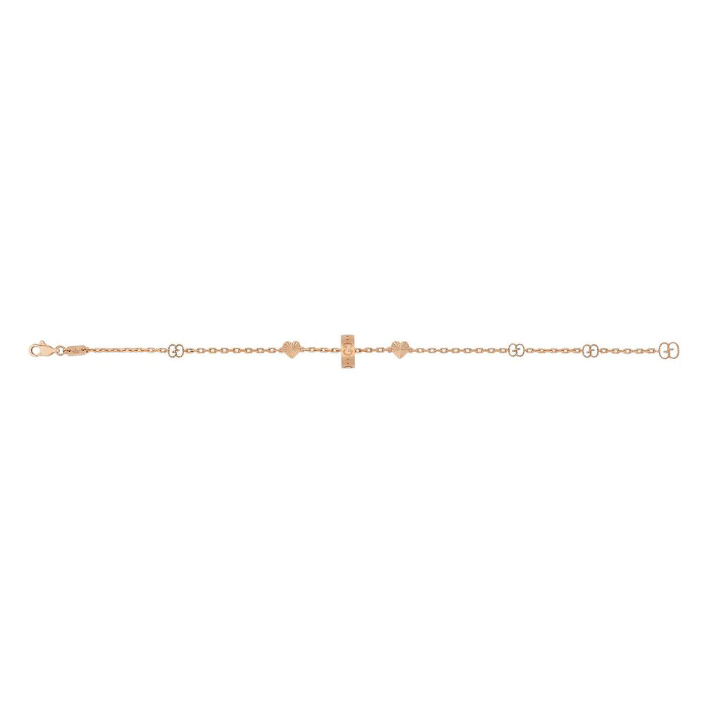 Gucci Icon 18ct Rose Gold Bracelet  (Size M, 6.7")