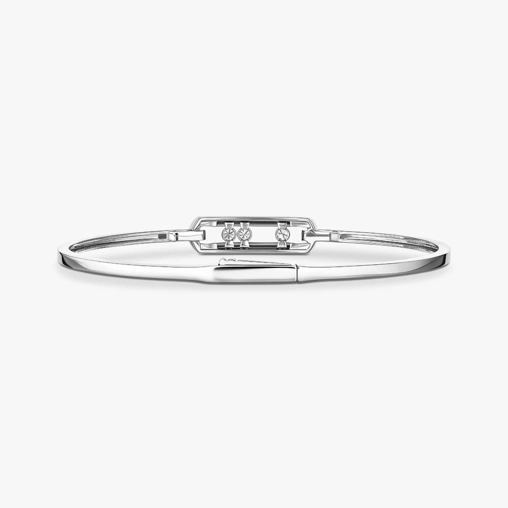 Messika Move Classic 0.35ct Diamond White Gold Bangle