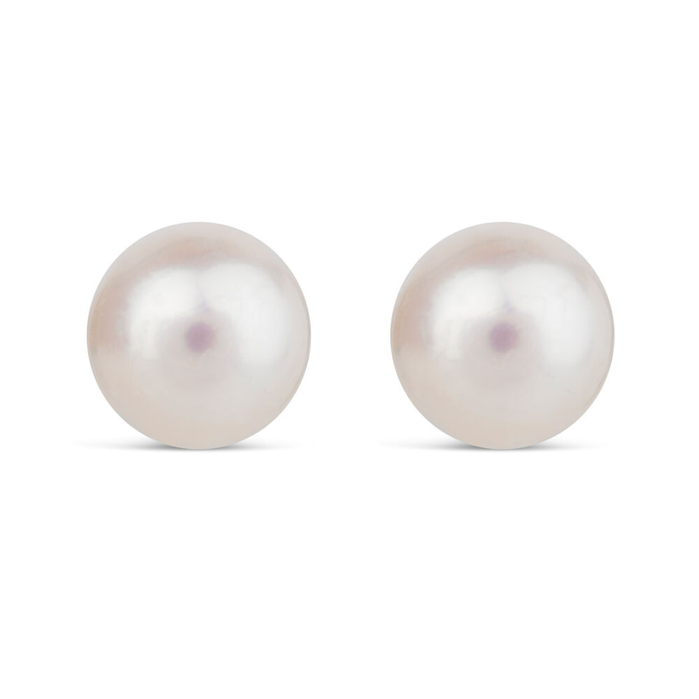 Sterling Silver Pearl Earrings image number 0