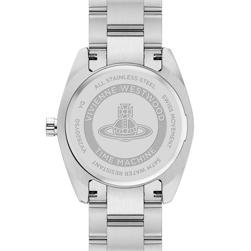 Vivienne Westwood Fenchurch 28mm Grey Dial Two Tone Steel Bracelet Watch image number 4