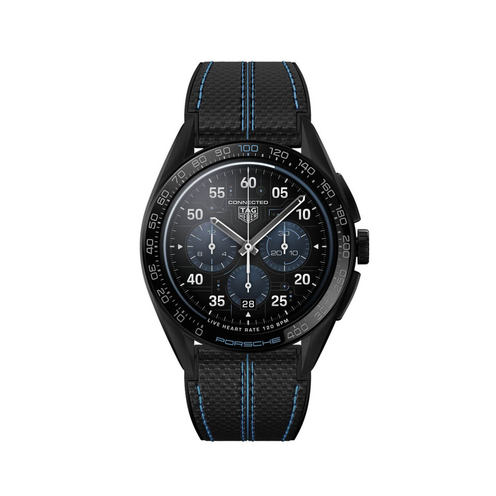 TAG Heuer Connected Calibre E4 Porsche Edition 45mm Black Dial Watch image number 0