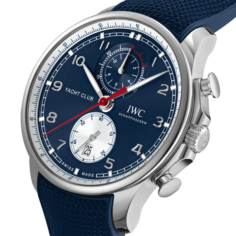 IWC Schaffhausen Portugieser Yacht Club Chronograph 'Orlebar Brown' 44.6mm Blue Dial Watch image number 1