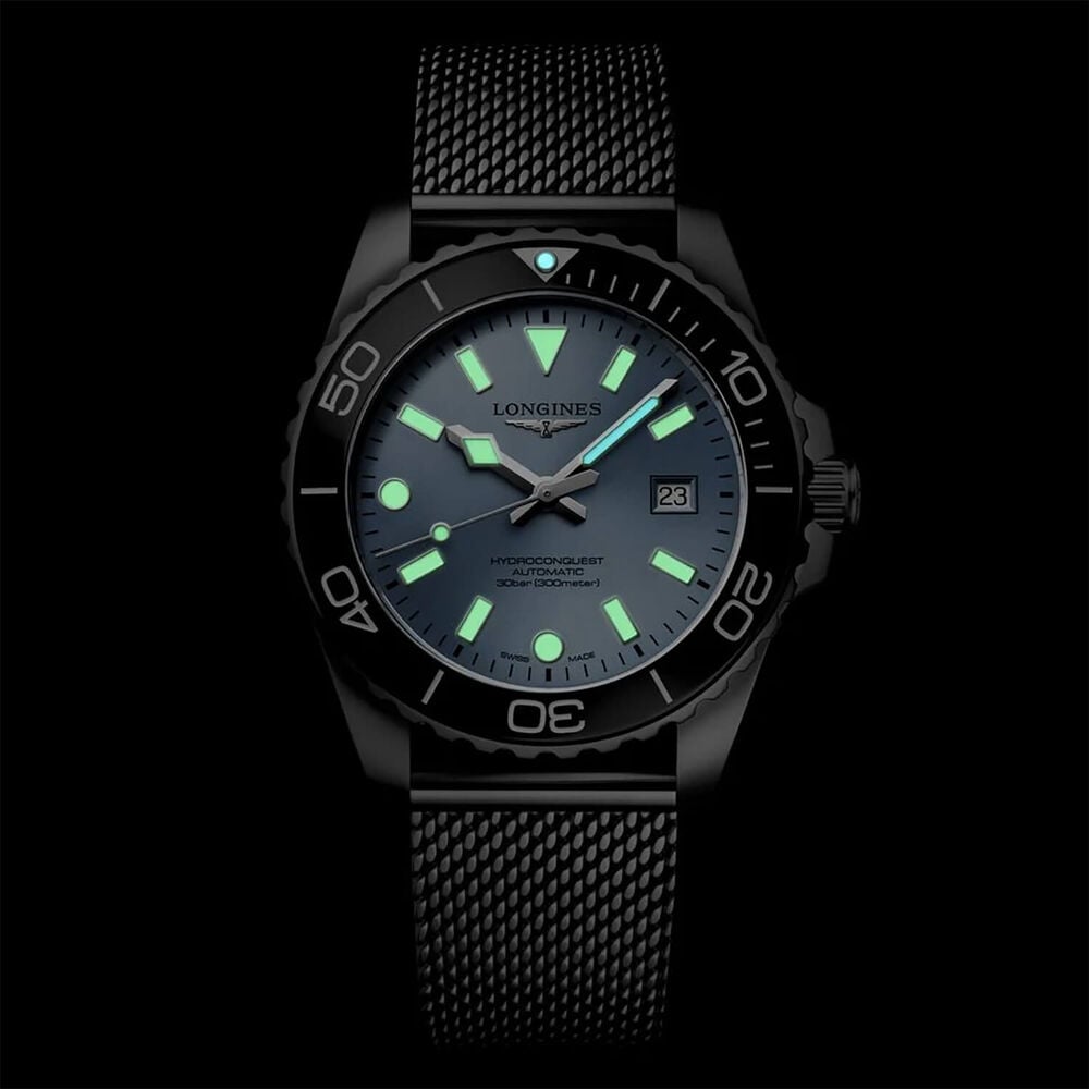 Longines Hydroconquest 42mm Blue Dial Stainless Steel Bracelet Watch