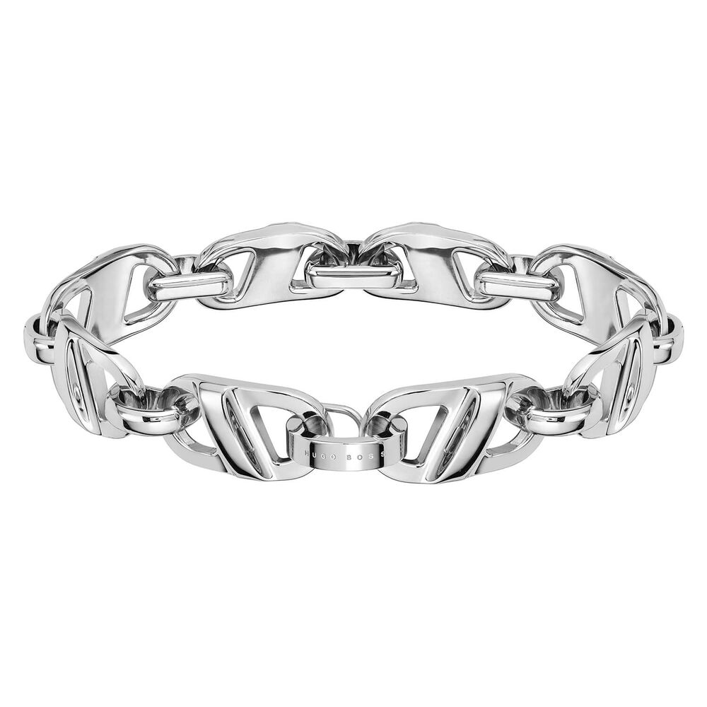 BOSS Ladies Chain Stainless Steel Chain Link Bracelet