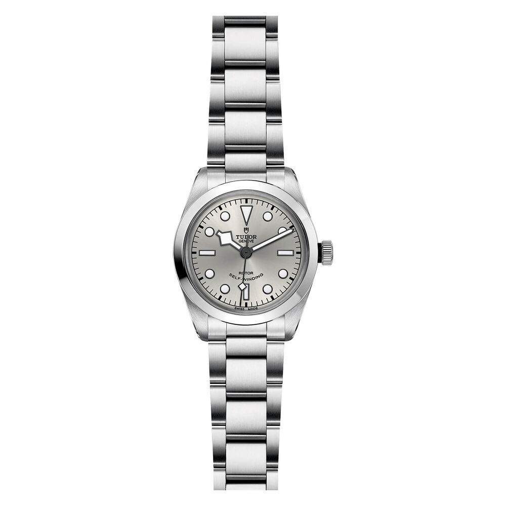 TUDOR Black Bay 36mm Silver Sial Steel Case Bracelet Watch
