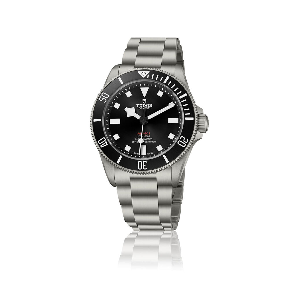 TUDOR Pelagos 39mm Automatic Black Dial Titanium Bracelet Watch image number 4