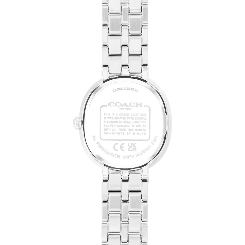 Coach Harlow 23.8mm Silver Dial Steel Bracelet Watch