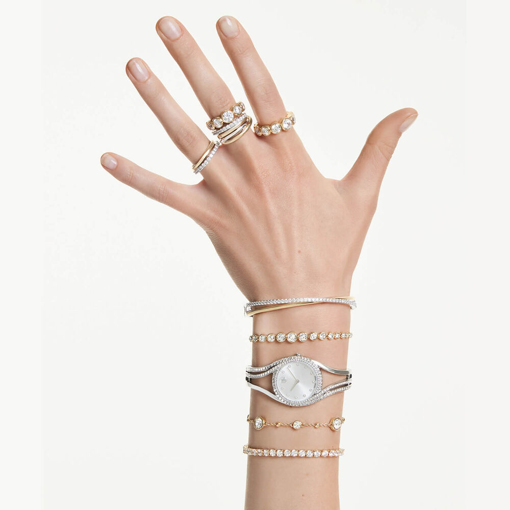 Swarovski Imber Crystals 18ct Gold Finished Bracelet