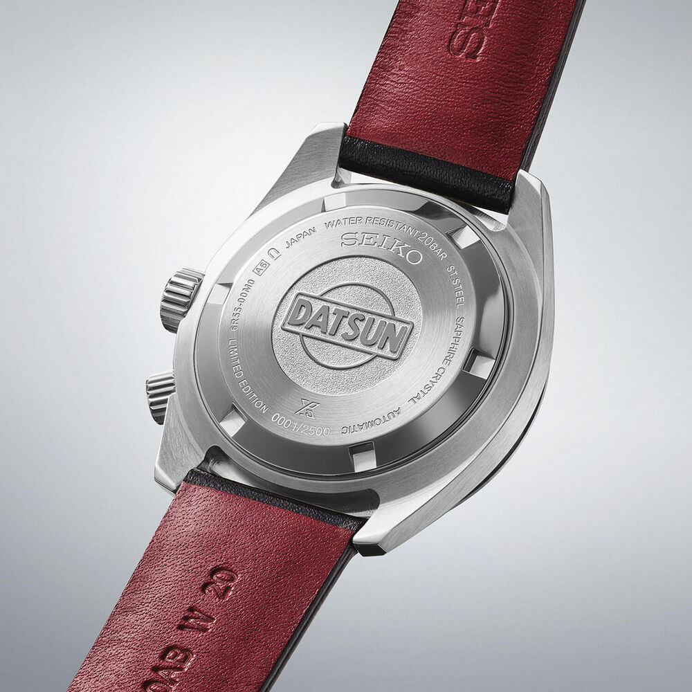 Seiko Prospex Speedtimer Compact 6R x DATSUN Fairlady Z Limited Edition 39.5mm Dial Strap Watch image number 6
