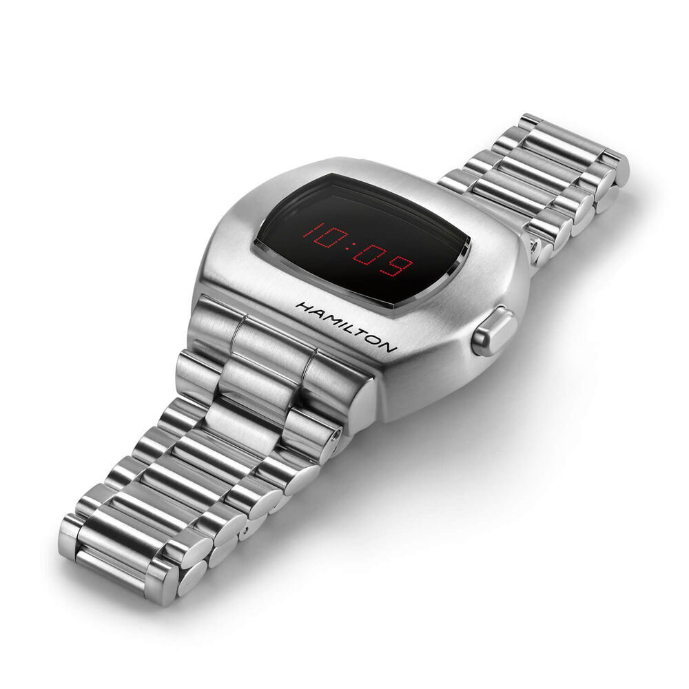 Hamilton American Classic PSR Digital Quartz Digital Steel Case Watch image number 1