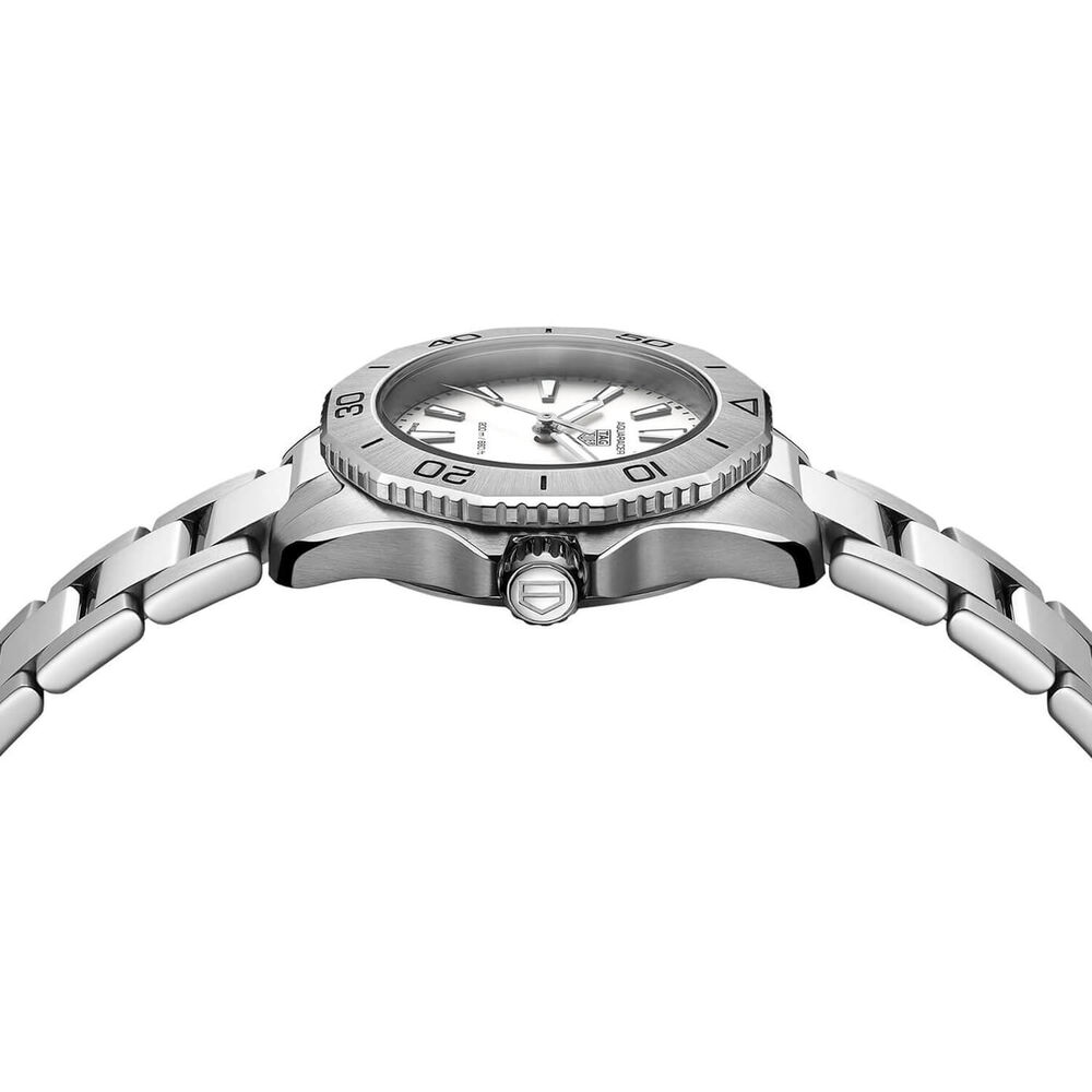 TAG Heuer Aquaracer Professional 200 30mm White Dial Stainless Steel Bracelet Watch image number 3