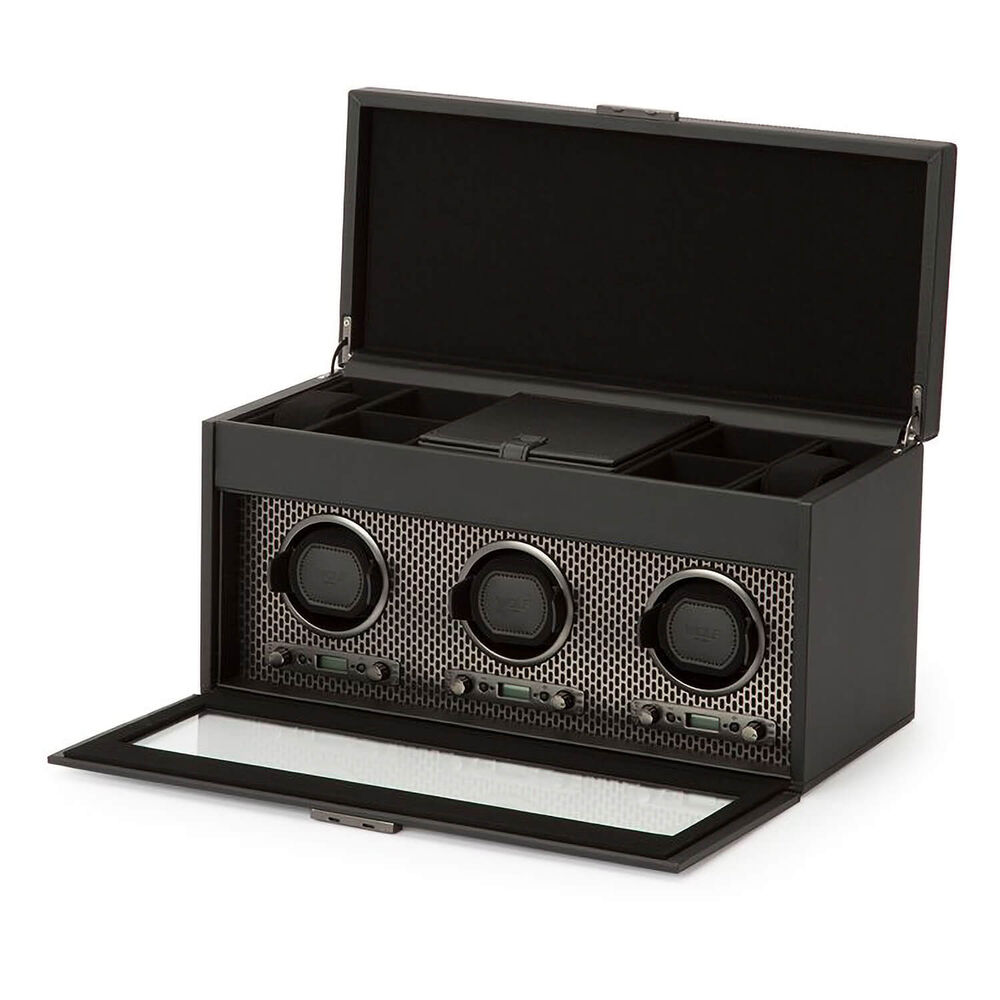 WOLF AXIS Triple Powder Coat Watch Winder