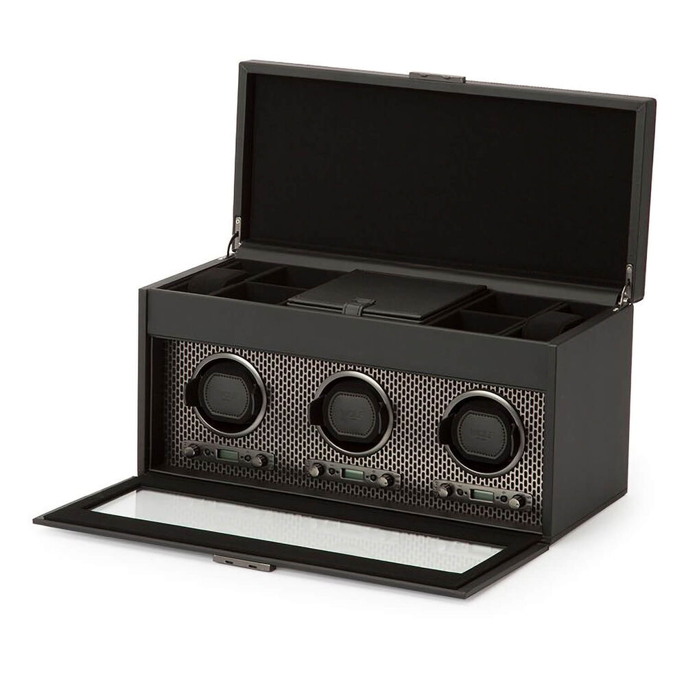 WOLF AXIS Triple Powder Coat Watch Winder image number 1