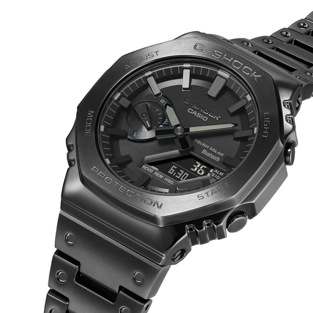 G-SHOCK Full Metal 49.8mm Dial Black Ion Plated Steel Bracelet Watch