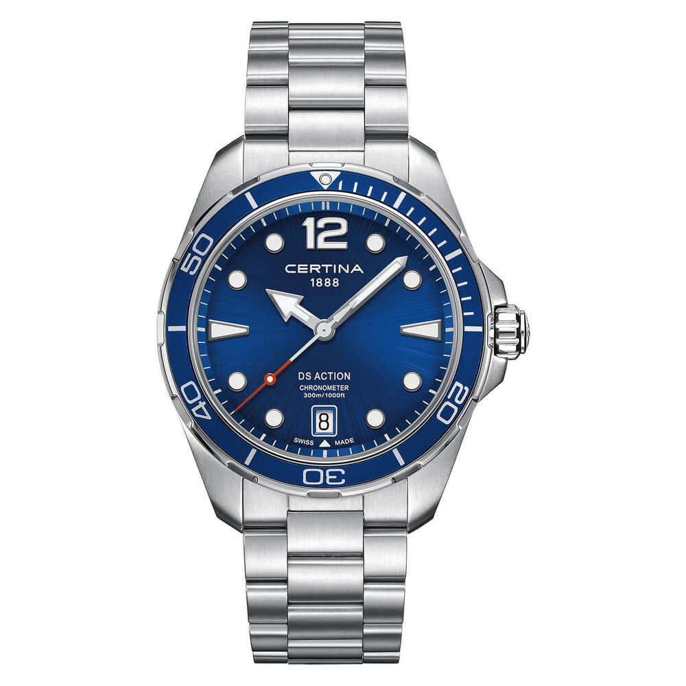 Certina Aqua DS Action Gent Blue Dial Stainless Steel Watch image number 0