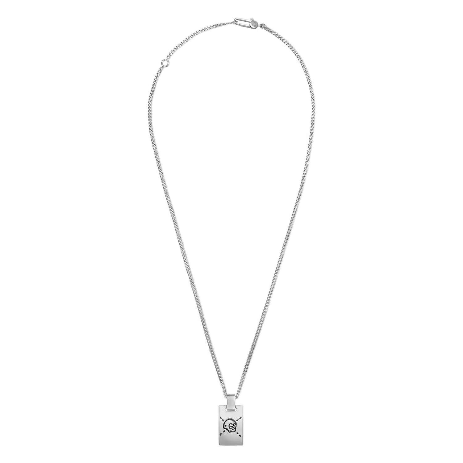 Gucci sterling on sale silver necklace