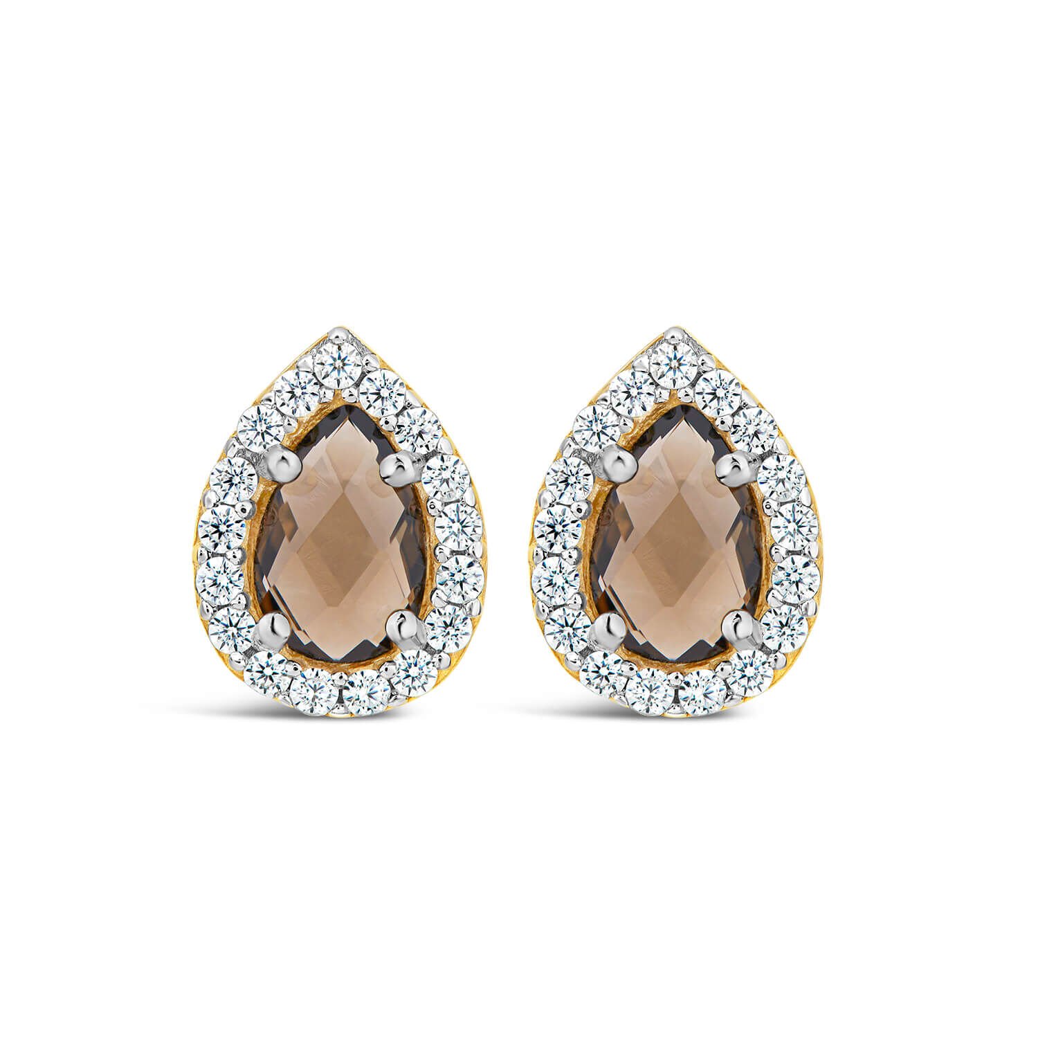 Quartz stud earrings online