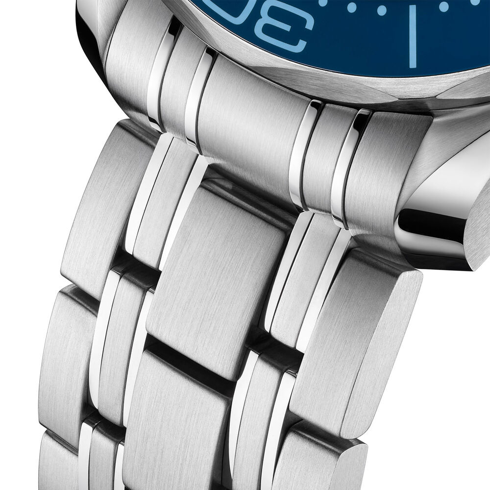 OMEGA Seamaster Diver 300 42mm Summer Blue Dial Steel Bracelet Watch image number 4