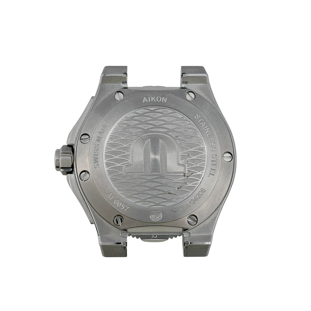 Pre-Owned Maurice Lacroix Aikon Venturer 38mm Green Dial Steel Bracelet Watch image number 2