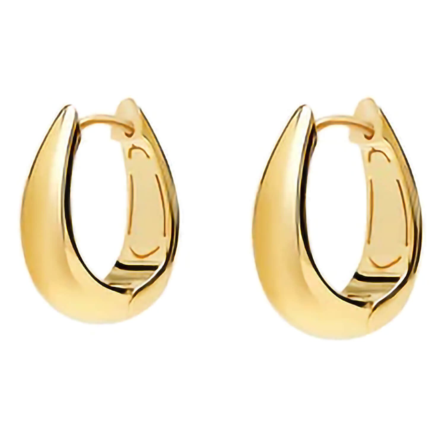 Gold vermeil hoops shop