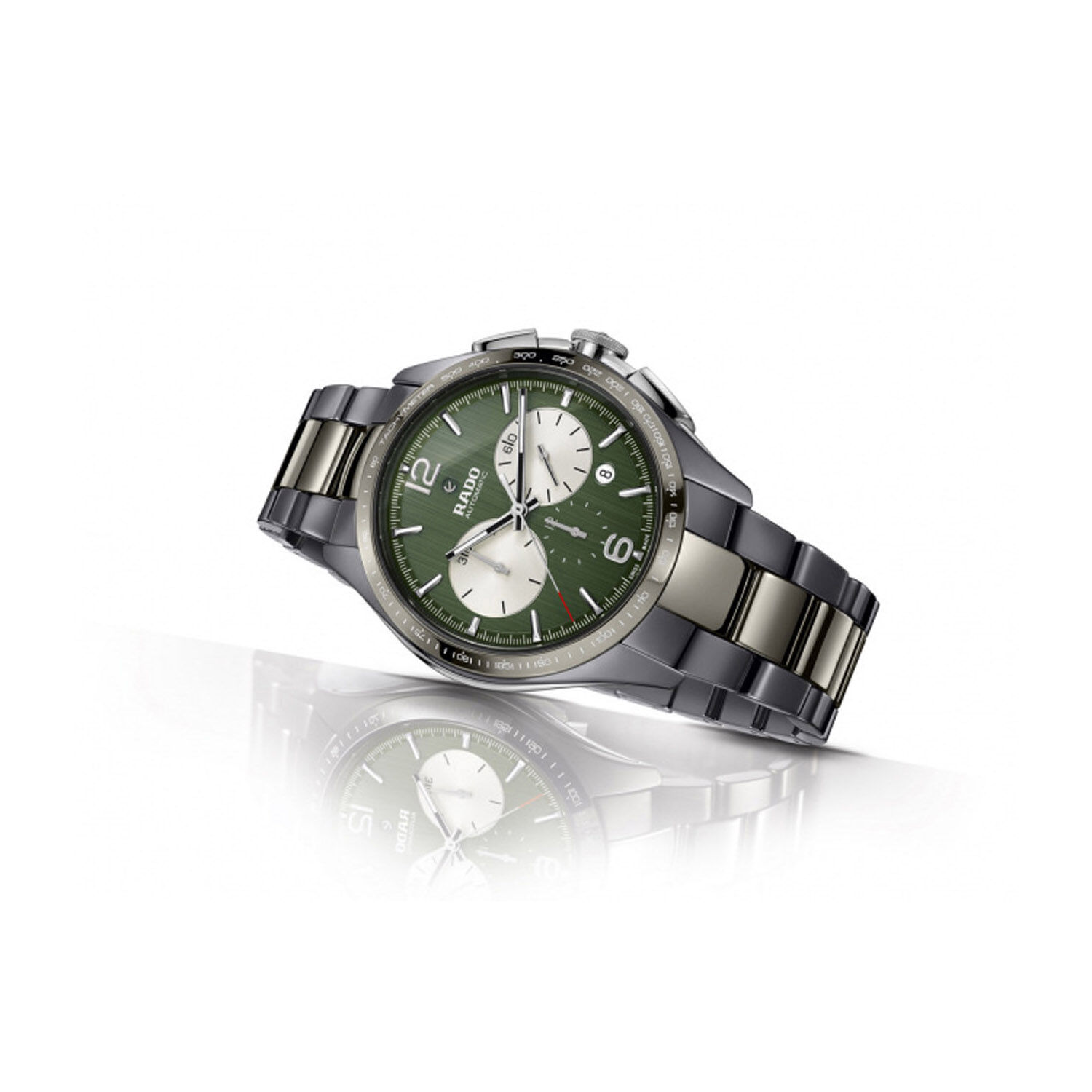 Rado hyperchrome deals green dial