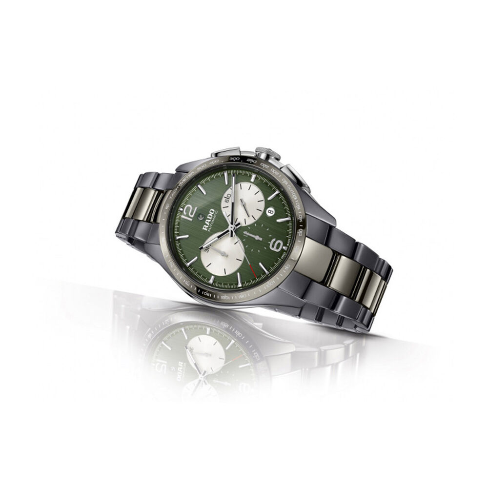 Rado Hyperchrome Green Dial  45mm Mens Watch image number 4