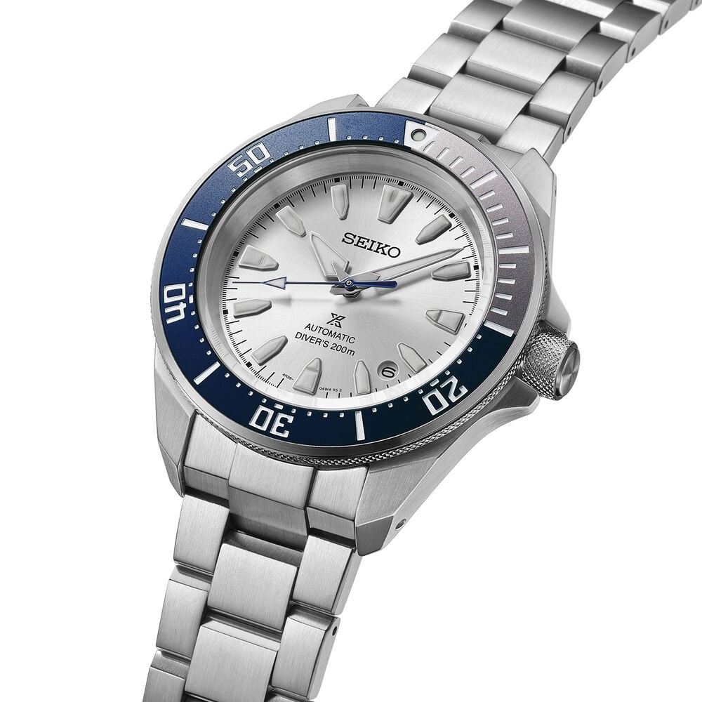 Seiko 145th Anniversary Prospex Diver's 'Samurai' Limited Edition Silvertone Watch