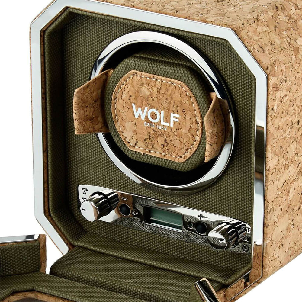 WOLF Cortica Cork Single Watch Winder II