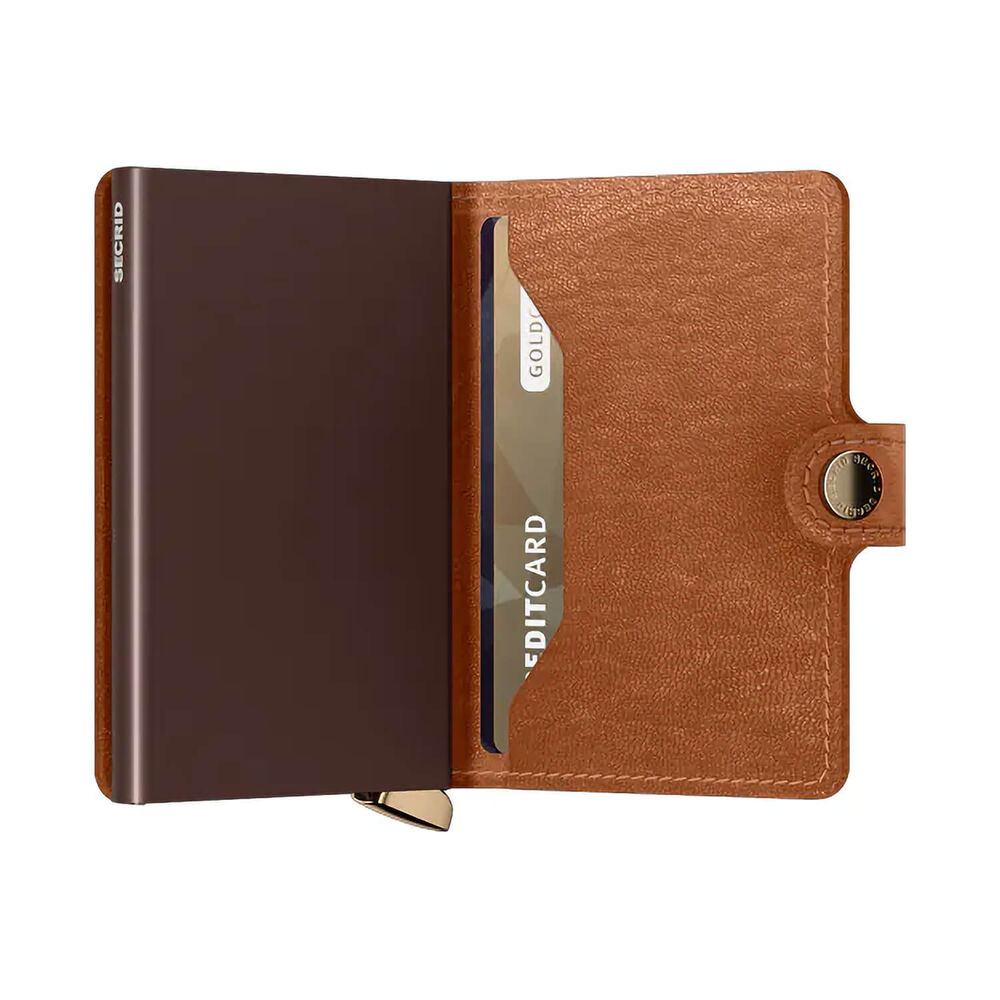 Secrid Emboss Lines Cognac Miniwallet image number 2