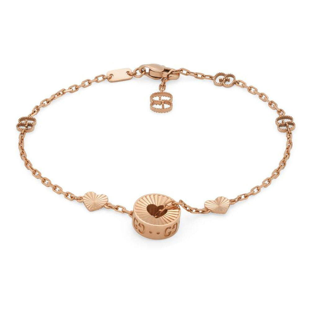 Gucci Icon 18ct Rose Gold Bracelet (Size 17) image number 0