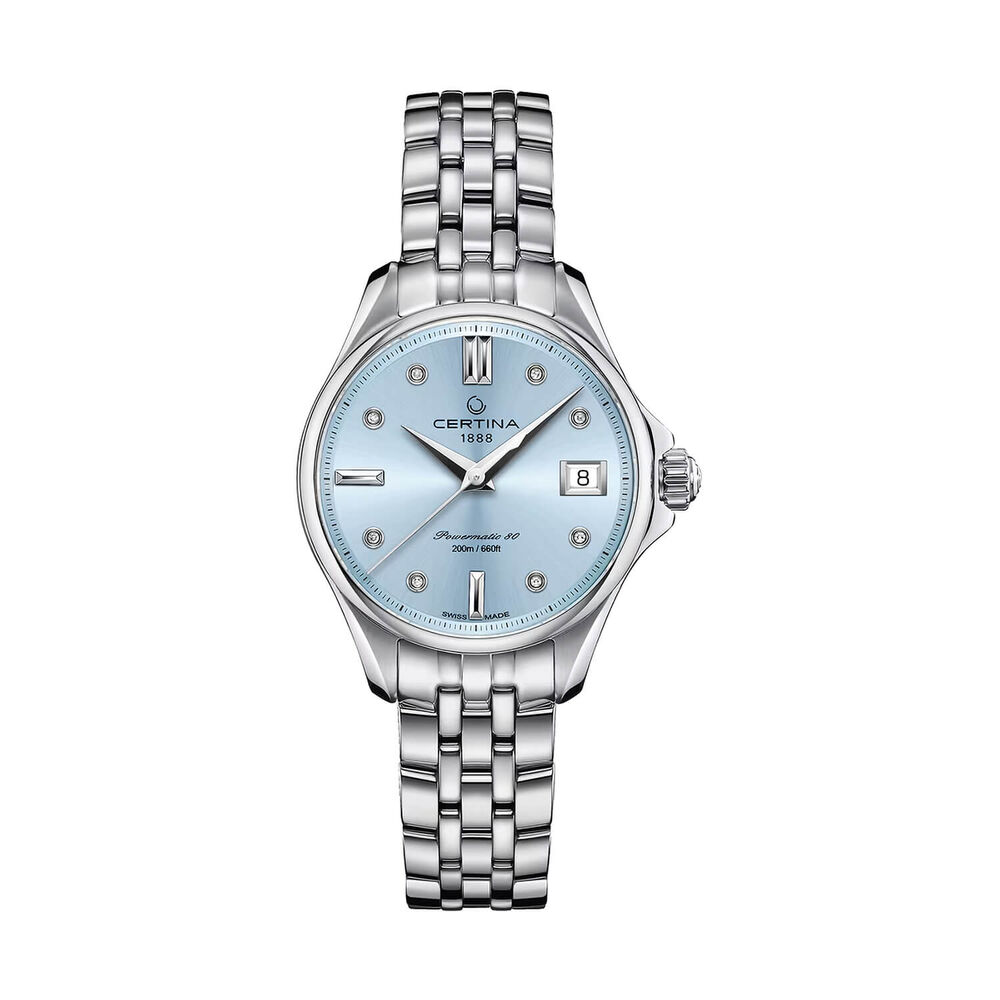 Certina DS Action Lady Powermatic 80 29mm Blue Dial Steel Bracelet Watch