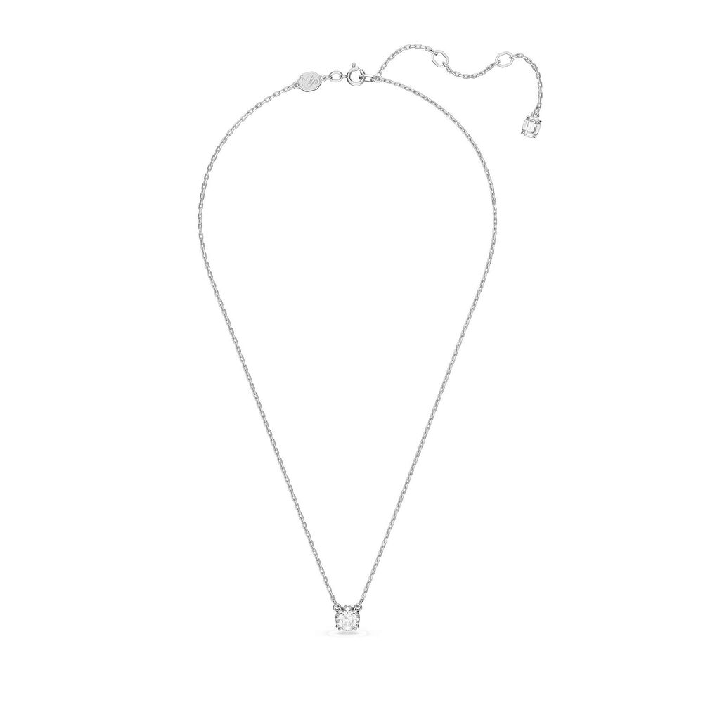 Swarovski Stilla Cubic Zirconia Rhodium Plated Pendant